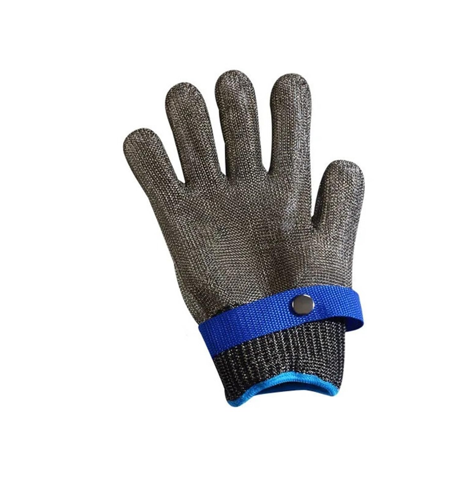 Guantes de acero inoxidable resistentes a cortes (1 unidad), nivel 5, HPPE, seguridad laboral, malla metálica, guantes cocina anticorte for carniceros Resistente a pinchazos(2XL-26cm)