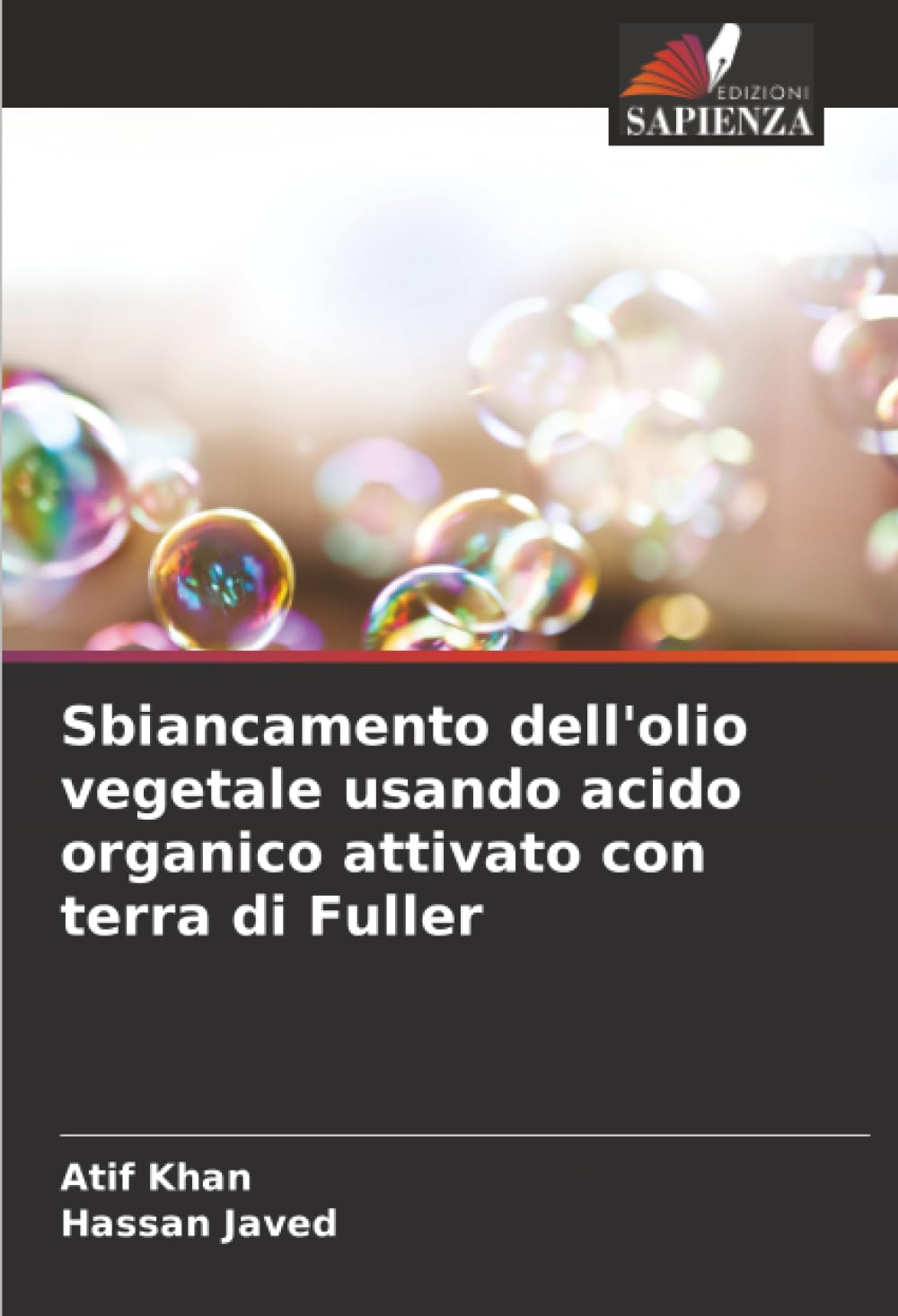 Sbiancamento dell'olio vegetale usando acido organico attivato con terra di Fuller