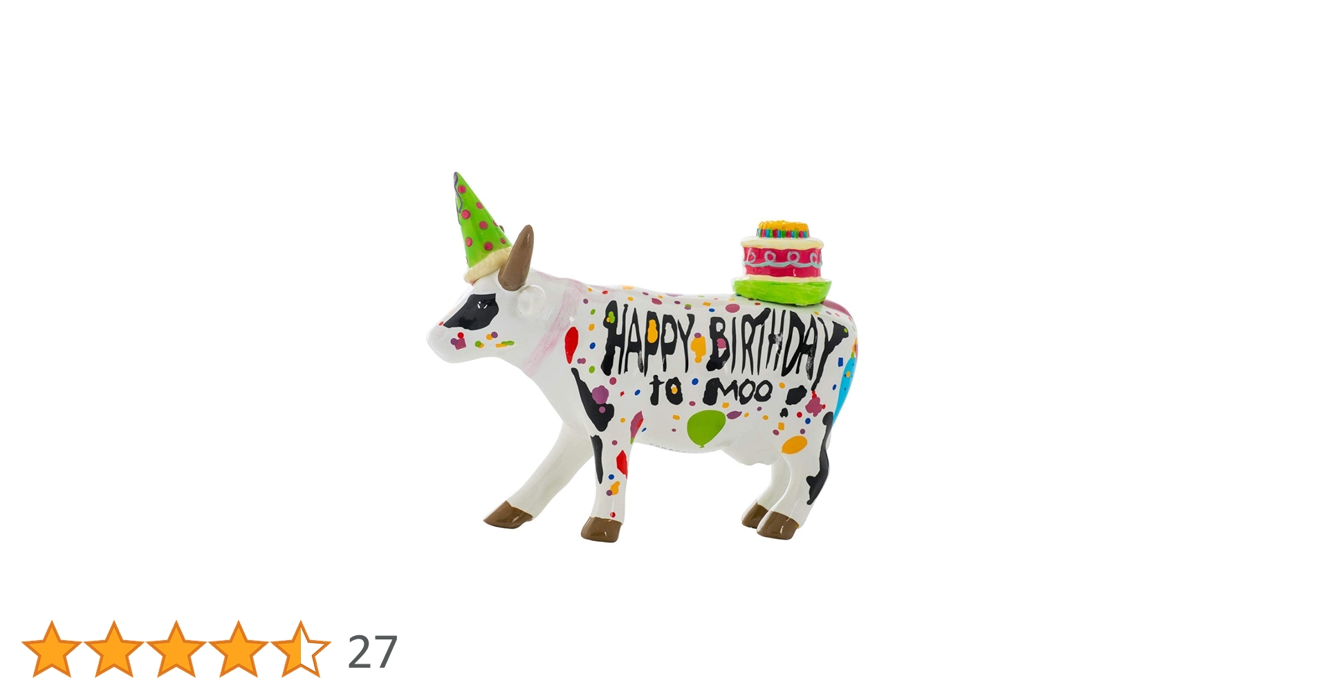2 CowParade【カウパレード】牛置物MooYorkCelebration COWPARADE - MOO YORK CELEBRATION COW, SIZE M, 47422