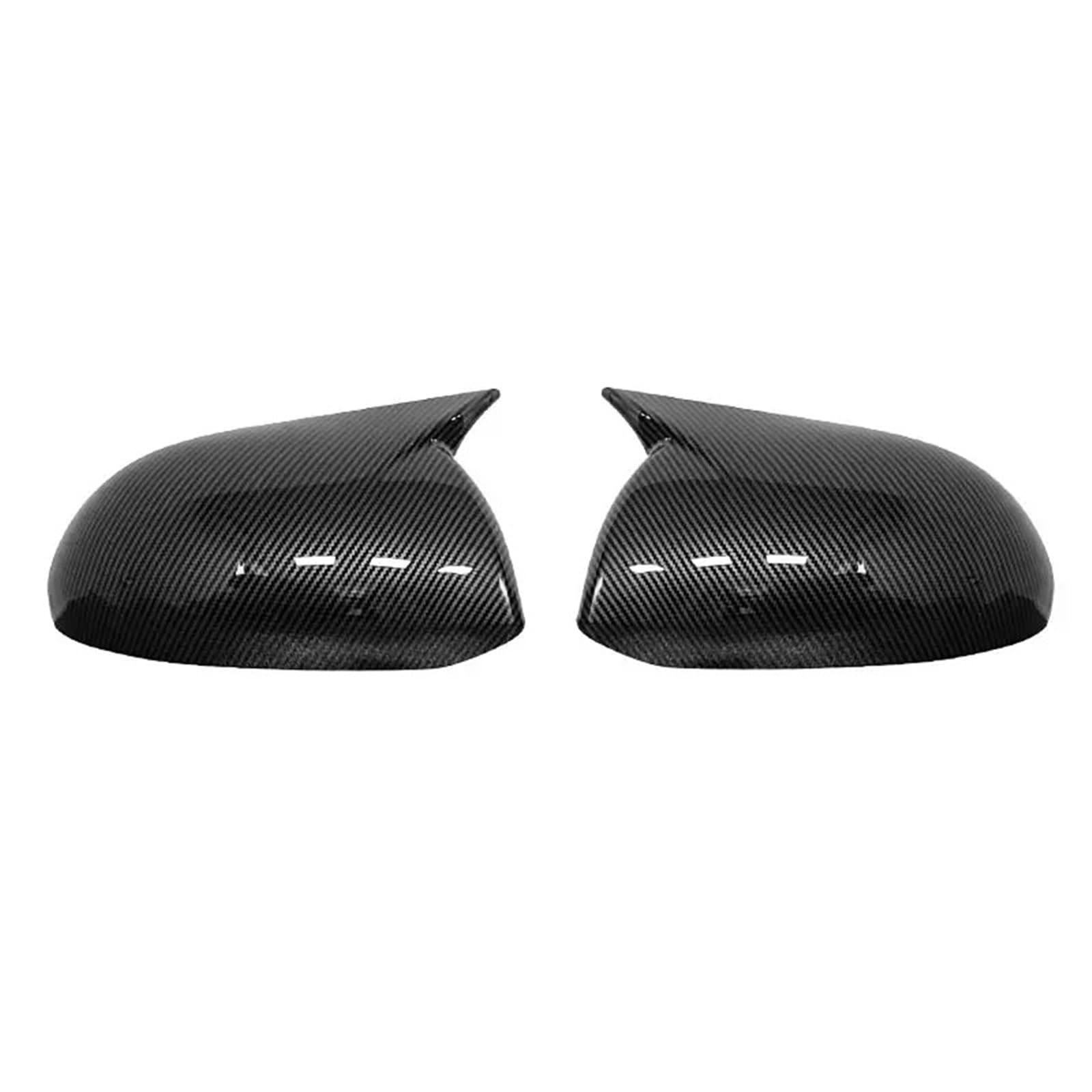 Coque de rétroviseur latéral Kia Pegas 2011 2012 2015 look carbone noir