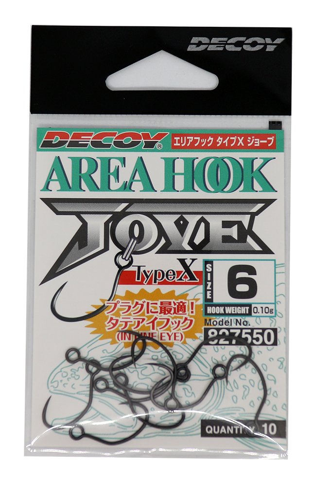 Decoy - Ah-10 Aera Hook Type X Jove - 6 (10/Pack)