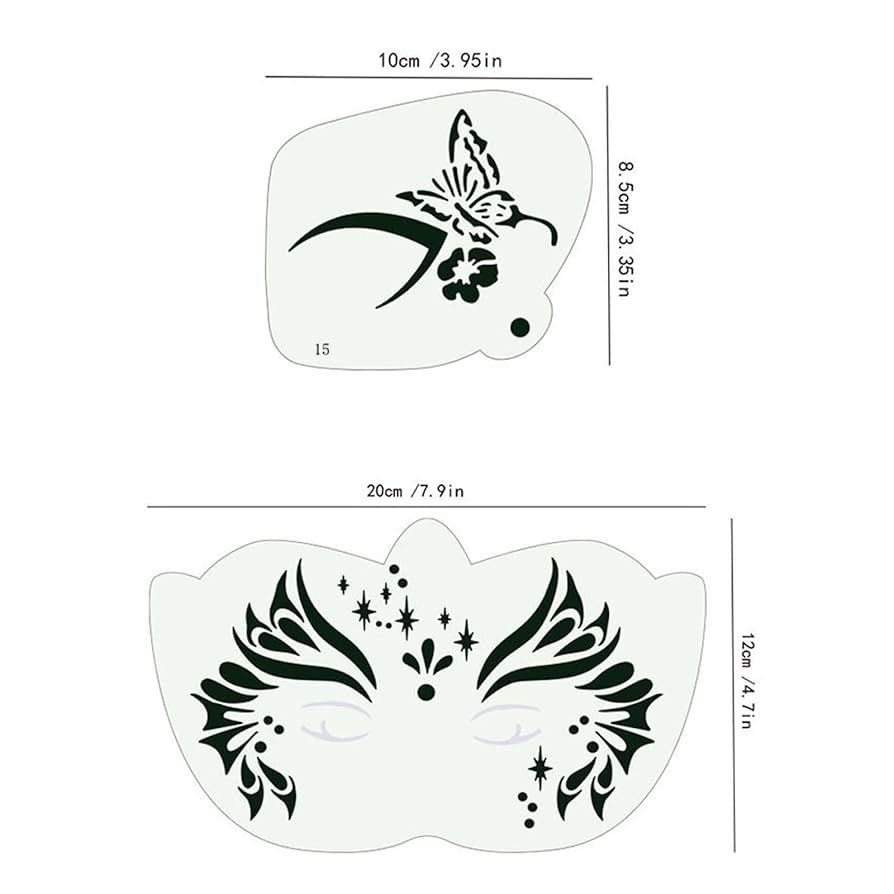 amazon-com-twpribarn-28-pcs-face-paint-stencils-kit-reusable-face-tattoo-body-makeup-painting-templates-for-kids-adults-mix01-arts-crafts-sewing for Face Painting Stencils Printable Free Amazon.com: Twpribarn 28 Pcs Face Paint Stencils Kit - Reusable Face Tattoo & Body Makeup Painting Templates for Kids & Adults - Mix01 : Arts, Crafts & Sewing for Face Painting Stencils Printable Free