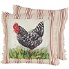 Primitives by Kathy Decorative Pillow Plymouth Rock Chicken Decorative Throw Pillow Multicolor
