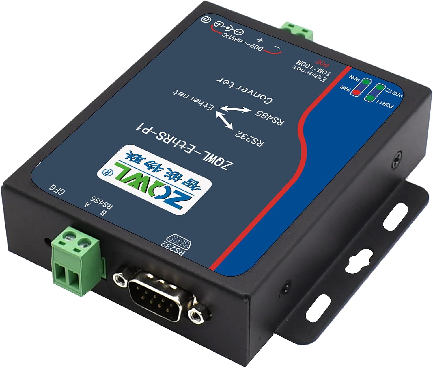 Serial-to-CAN to Serial-to-Serial RS232/485 Transducer/Conversion replace modbus (DIN-rail with adapter)
