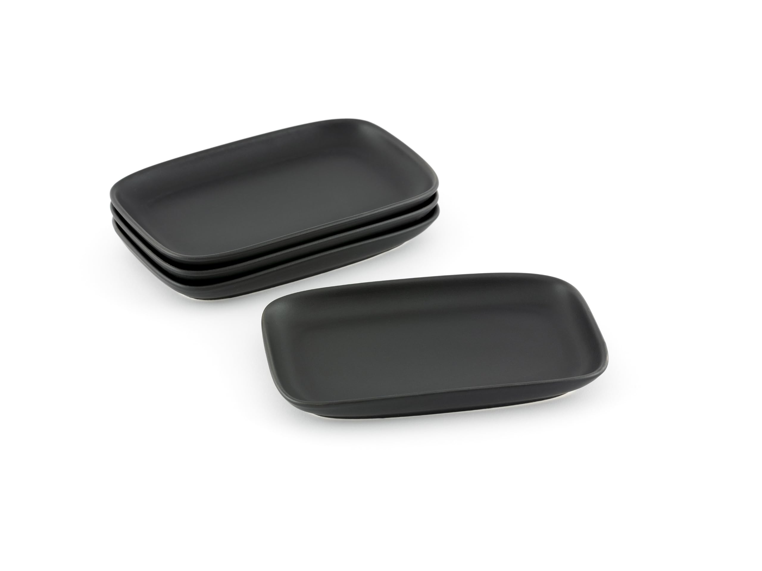 Snack ciotole Piatti di salsa in ceramica Set di 4, stile giapponese Sushi Sushi immergersi Antipasto