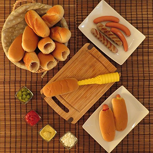 Image of Hot Dog Bun Driller Perfect for Grilling and BBQ, Ideal Size for Brats and Other Sausages