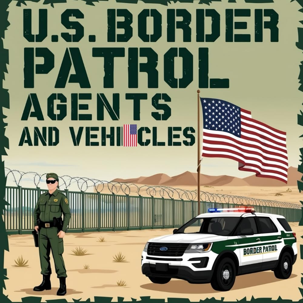 US Border Patrol Agents And Vehicles: Patriots on Patrol: Defending the Homeland A Tribute to the Guardians of Our Borders The Fight Against Illegal Crossings