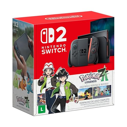 Nintendo, Bundle Console + Jogo Digital, Jogo Digital Pokémon Legends: Z-A, Nintendo Switch 2