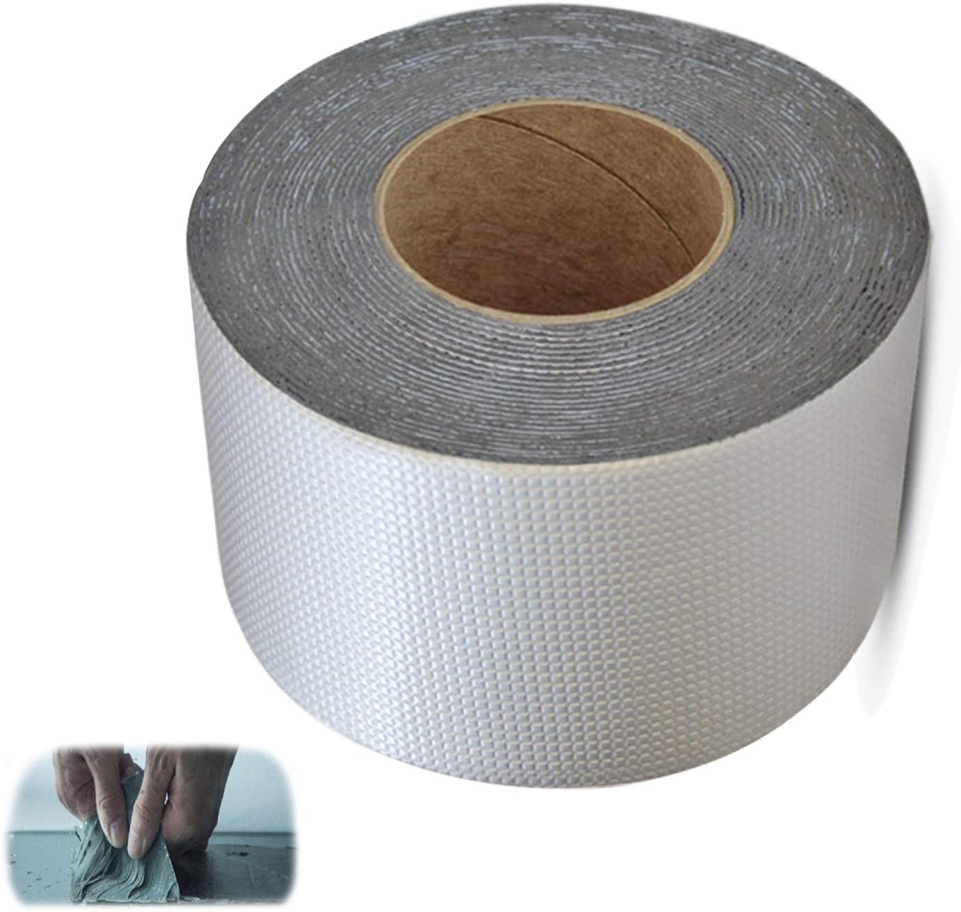COSKIRA Self Adhesive Aluminum Foil Tape, Sealing Repair Tape waterproof tape, leak-proof tape,Roof Crack, Pipe Rupture Sealing Tape, buckets, fish tanks, Swimming pools, Easy to cut.-Silver-5 mtr (B0D672XZFR) Amazon Price History, Amazon Price Tracker