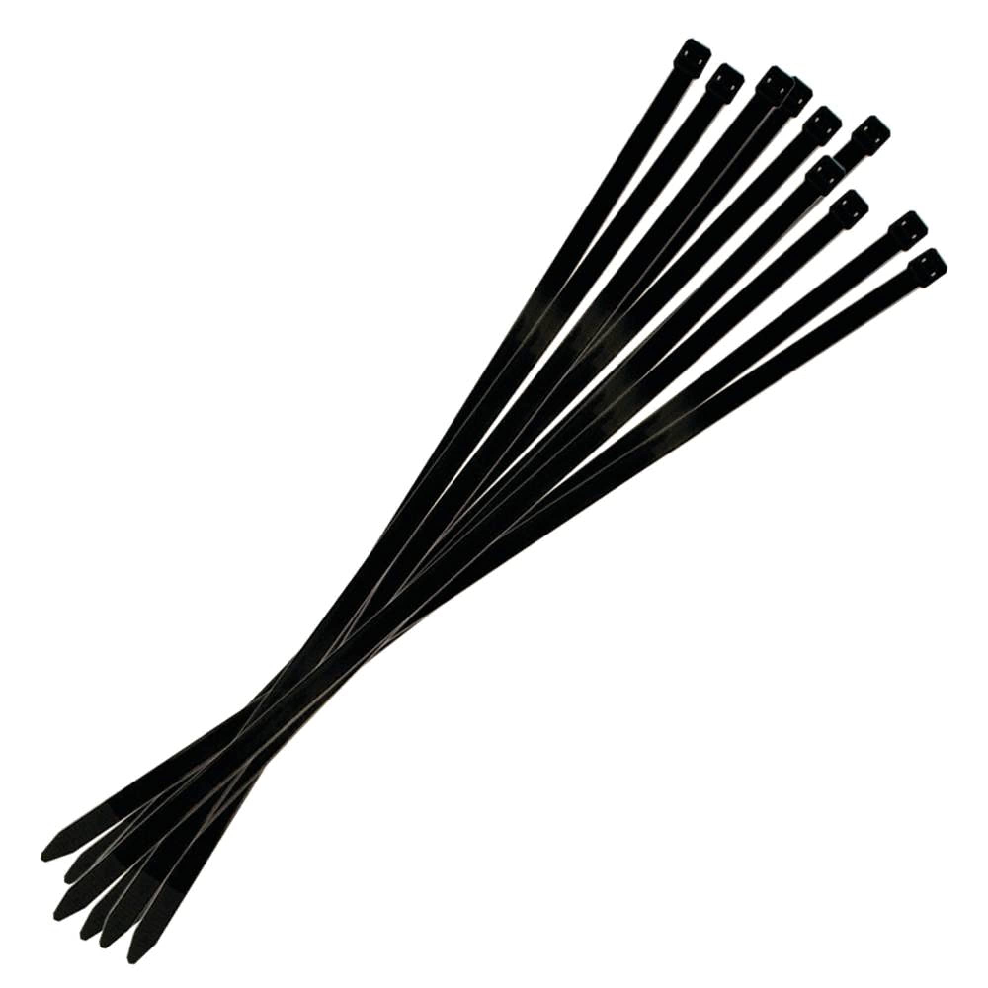 Amazon.com : Stens 425-166 Plastic Zip Ties Black Color, 14