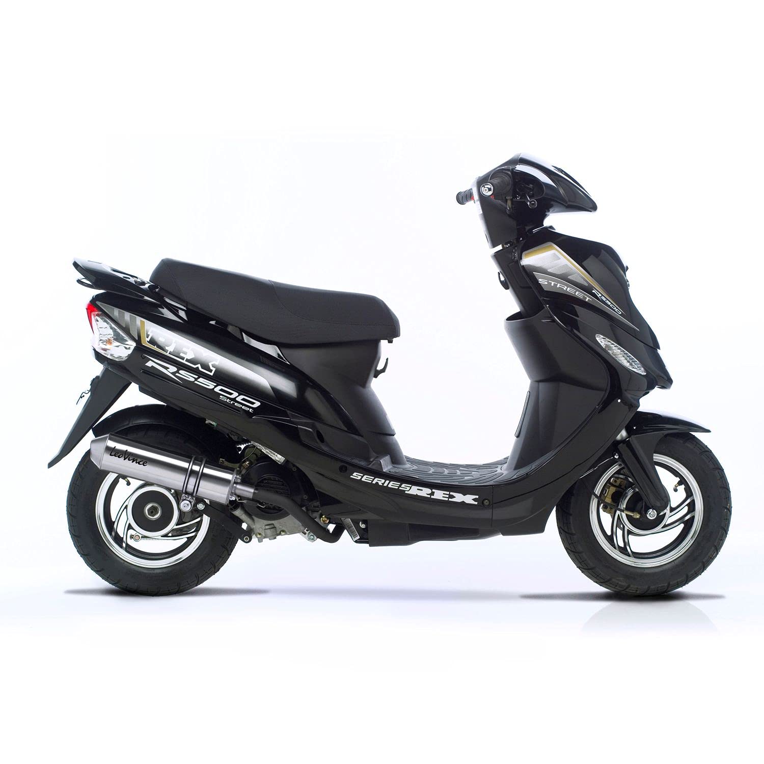 Auspuffanlage LeoVince Handmade Titan Rex RS 450 / 500 Kymco Agility 50 (ab Bj. 2007), , mit E-Prüfzeichen Baumarkt, Chinaroller, 4-Takter, Baotian, BT49QT, Rocky, Benzhou, City Star, Formular 2000, 3000, One, Retro YY50QT, Buffalo, Silver, Speedy, Tanco,