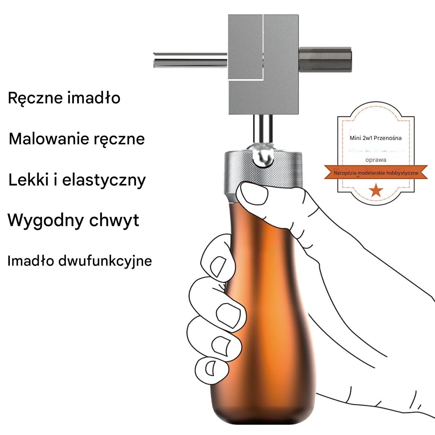 Małe Imadło | Stołowy Zacisk Modelarski - Przenośna Podstawa do Tworzenia Rzeźb i Rzemiosła,do Wykonywania Biżuterii, Obróbki Drewna, Hobby Wiercenia, Rzemiosła, Modelowania, Elektronicznego