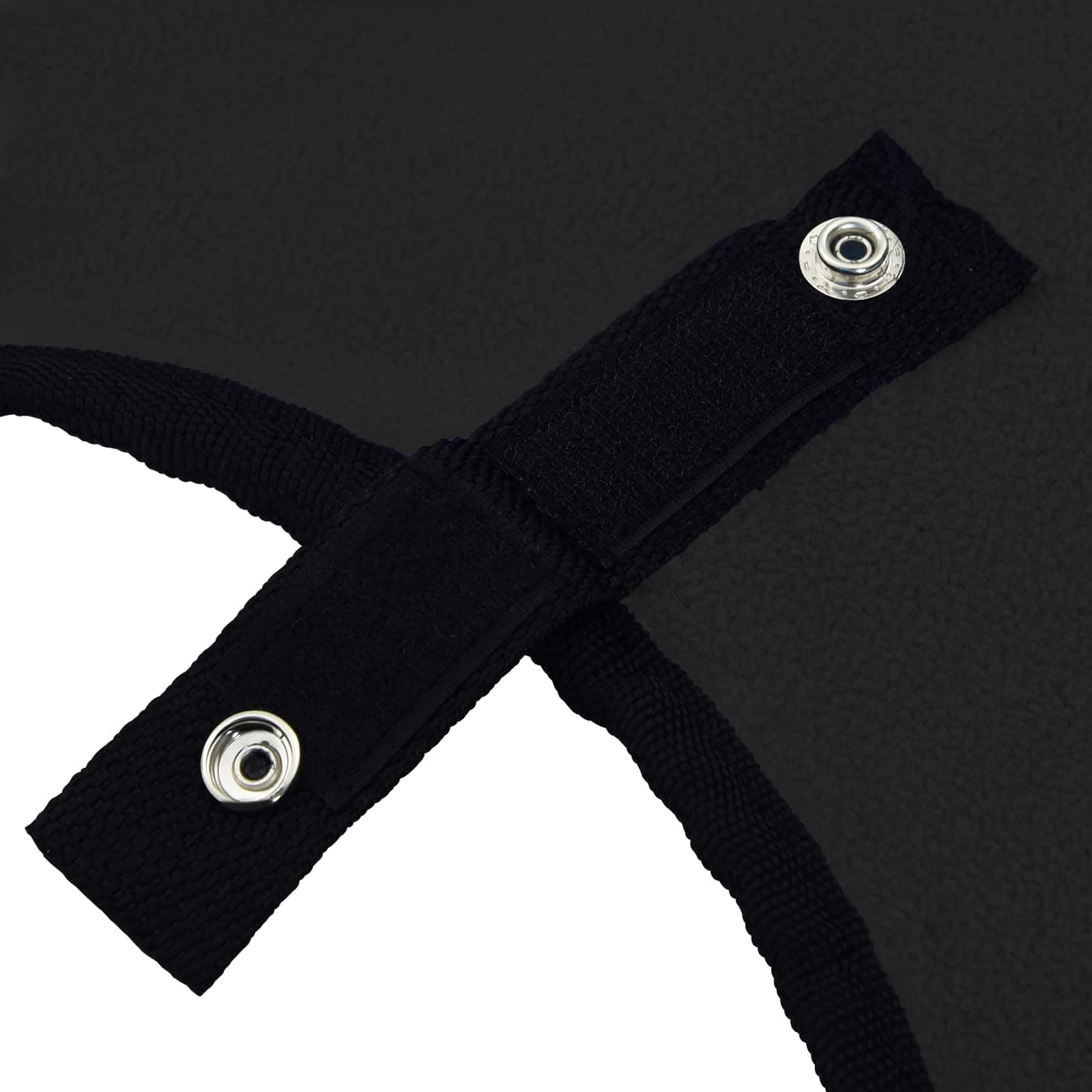 Manta de caballo negra de 85 cm, poliéster, impermeable, transpirable, resistente al viento, para pastoreo, exterior, transición con correa ajustable, protección para cuello y pecho en invierno