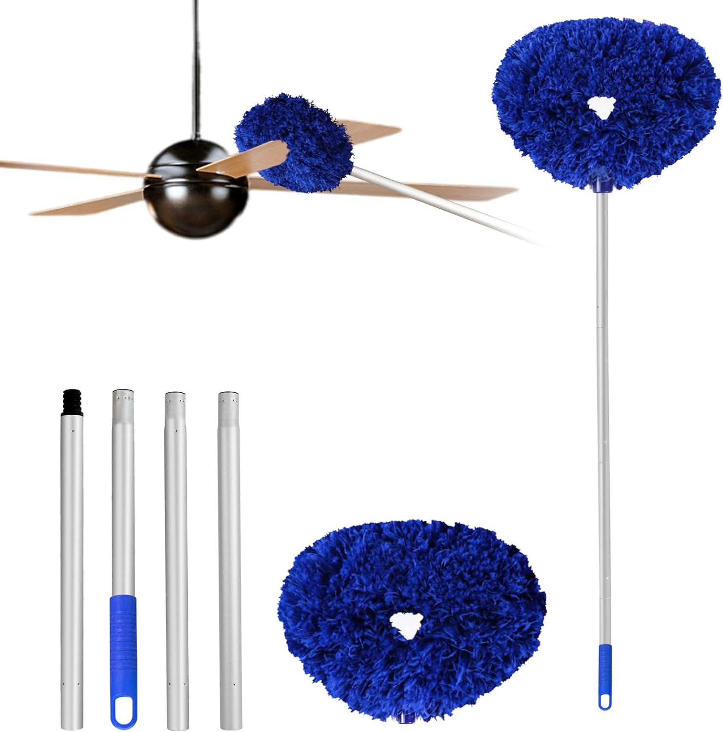 Ceiling Fan Cleaner Duster Reble Microfiber Ceiling Fan Blade Cleaner