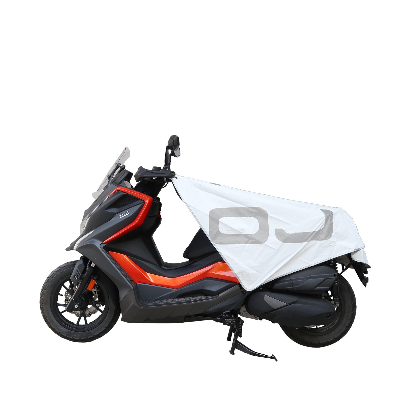 OJ Cooling Bike Cover Universale White/Bianco – Coprimoto Impermeabile e Traspirante per Moto e Scooter – Protezione Completa da Pioggia, Polvere e Sole – Facile da Installare
