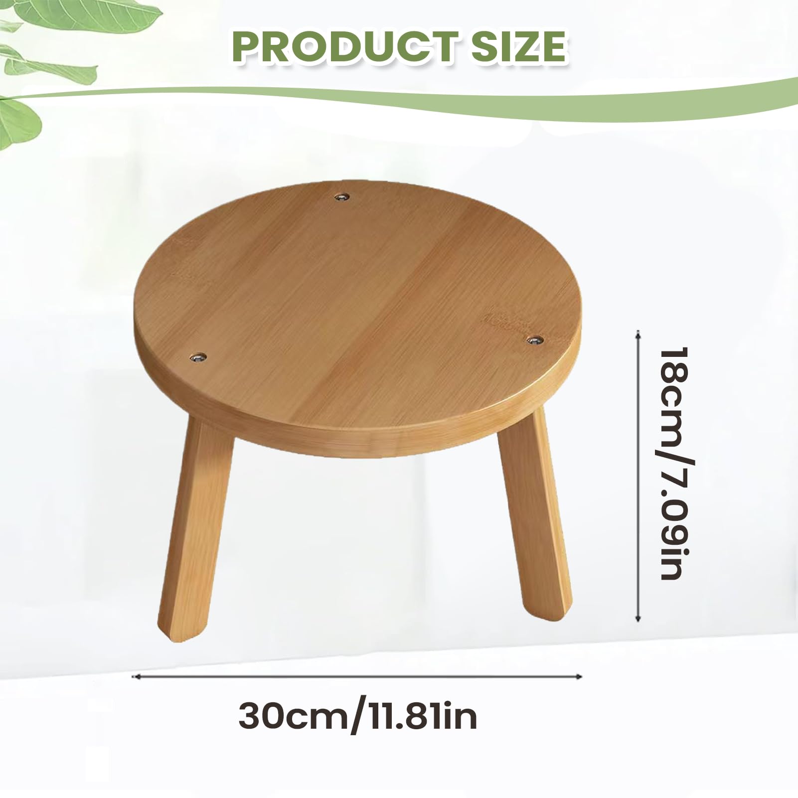Pequeño Taburete para Plantas Peana Elevada para Macetas | Soporte para Jardín Interior para Interior y Exterior: Jardín, Balcón, Dormitorio, Salón, Estilo Rústico