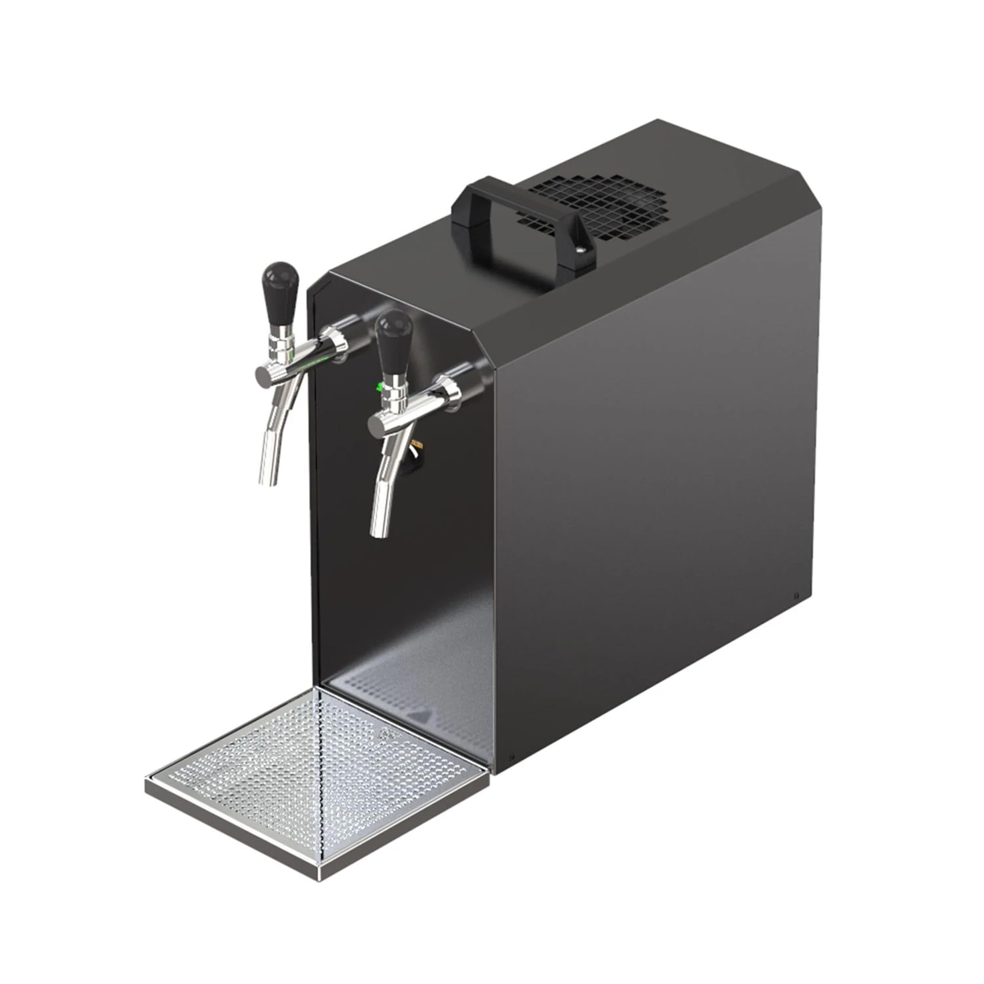 Dispensador de Cerveza bajo encimera Stream 50 Set Completo, Enfriador seco 2 líneas hasta 55 l/h, Compatible KeyKeg y sin
