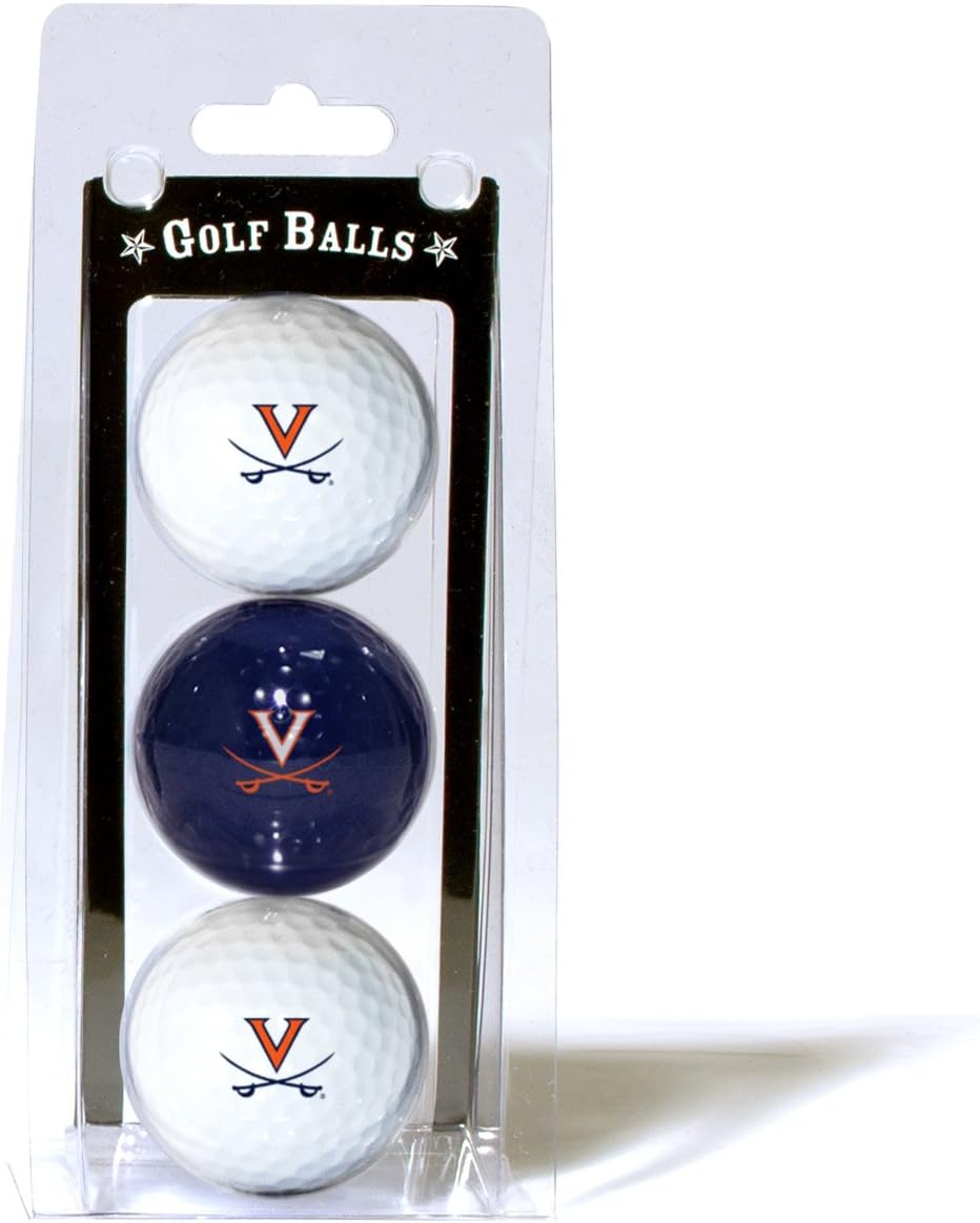 Team Golf NCAA South Carolina Gamecocks Regulation Size Golf Balls, 3 Pack, Full Color Durable Team Imprint, TEG7044_05 : Everything Else