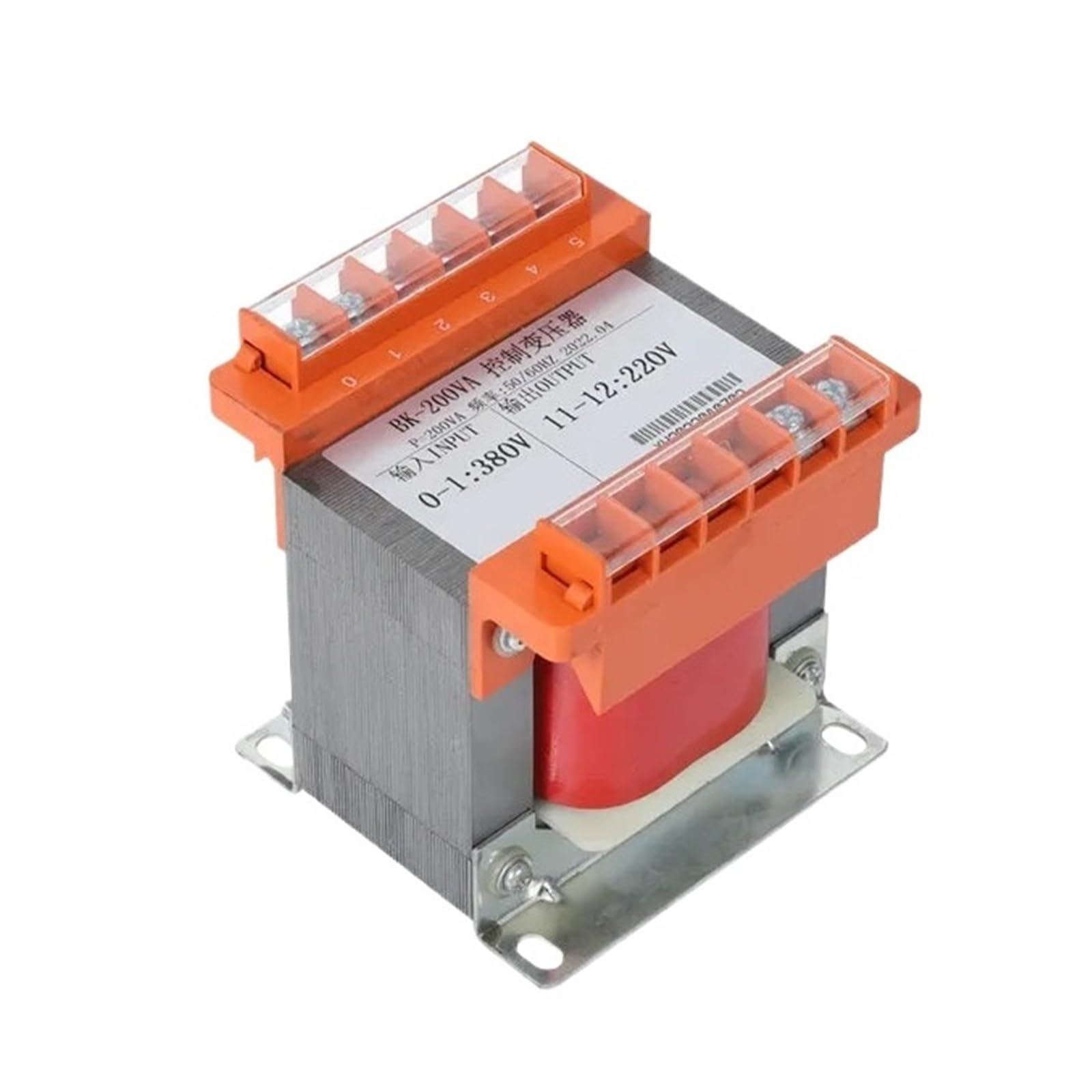Transformador de Control Transformador de Control de Aislamiento monofásico BK-100VA (W) 200W Salida AC24V | AC220V,BK-200VA w