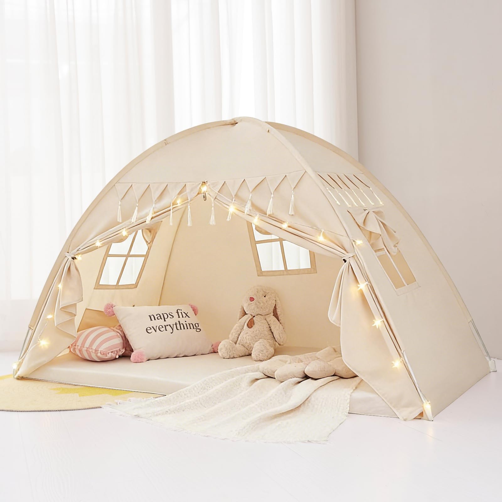 Amazon.co.jp: Akiky ベッドテント ベッドキャノピー ツインサイズ
