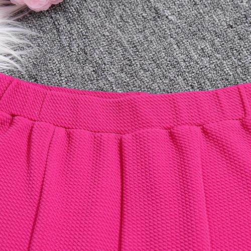 Image of Girls' 2 piece outfit Butterfly Off-shoulder spaghetti Trim Top and Pants set 7-13 Years