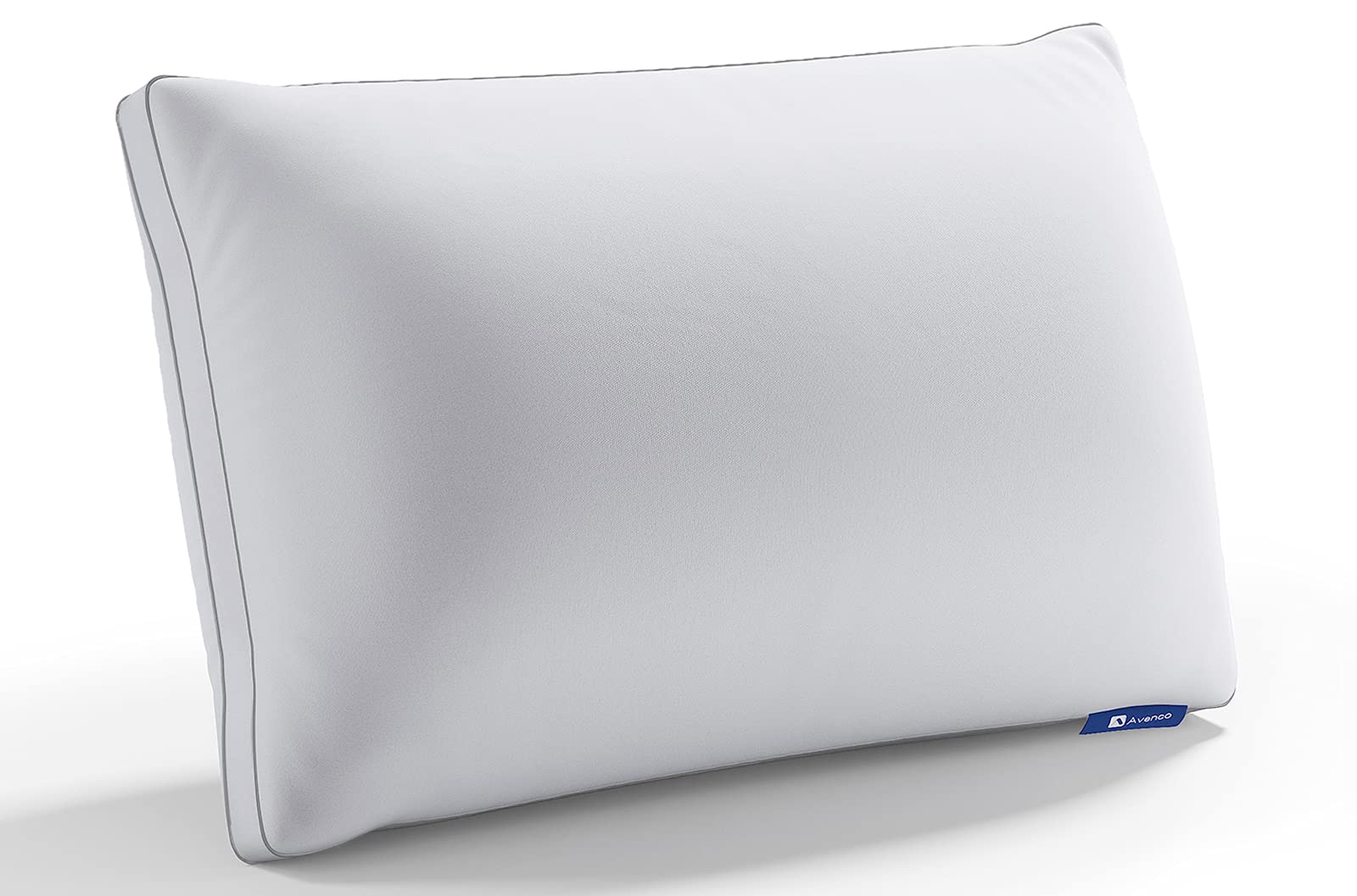 Pillows 1 Pack, Soft Bed Pillow with Hybrid Fiber Filling, Avenco Hotel Quality Pillows Designed for Front/Back/Side Sleepers, Skin-friendly, Standard Size 48 x 74 cm
