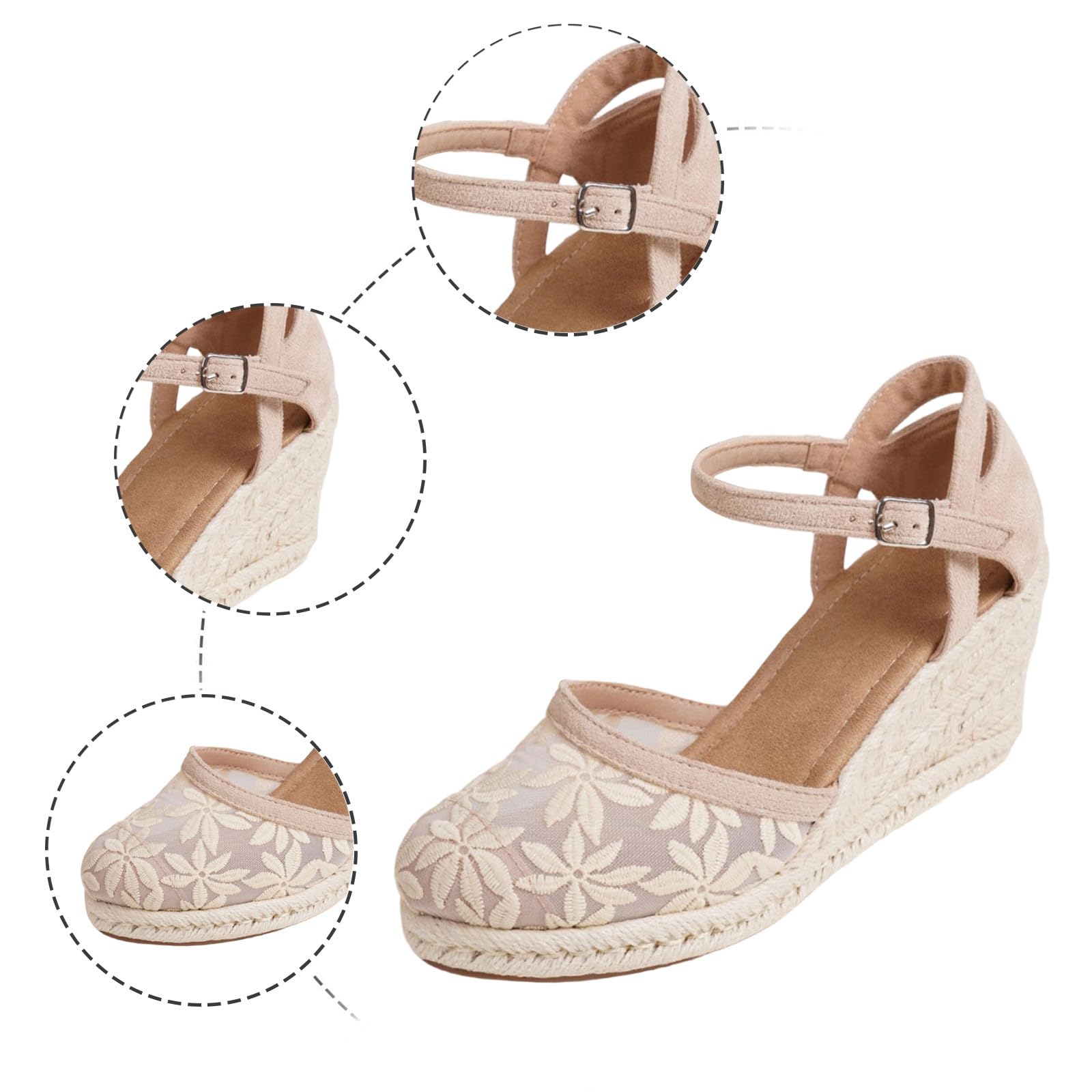 Zapatos de baile de plataforma para mujer, zapatos de novia gruesos con tiras y tacones altos tradicionales, elegantes y cómodos zapatos de fiesta con tacón para octubre