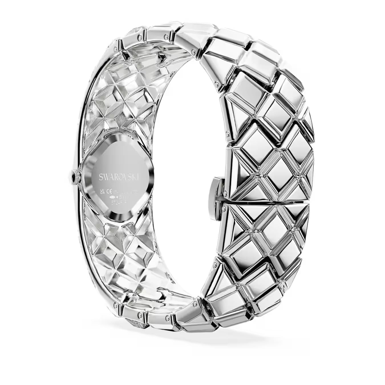 Swarovski Curiosa bransoletka kryształowa 572, srebrny odcień, stal nierdzewna, srebrna, klasyczna