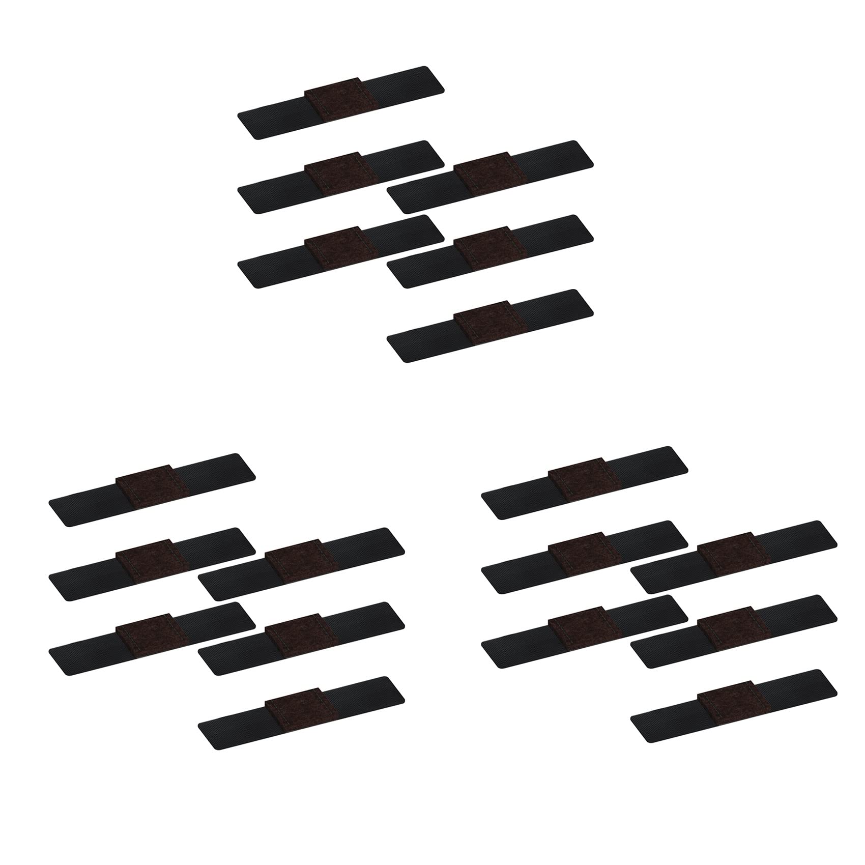 Hndhbfgrt 18X Chair Leg Felt Pads Covers Non-Slip Hook and Loop Fasteners Chair Feet Wrap Pads Protectors Hardwood