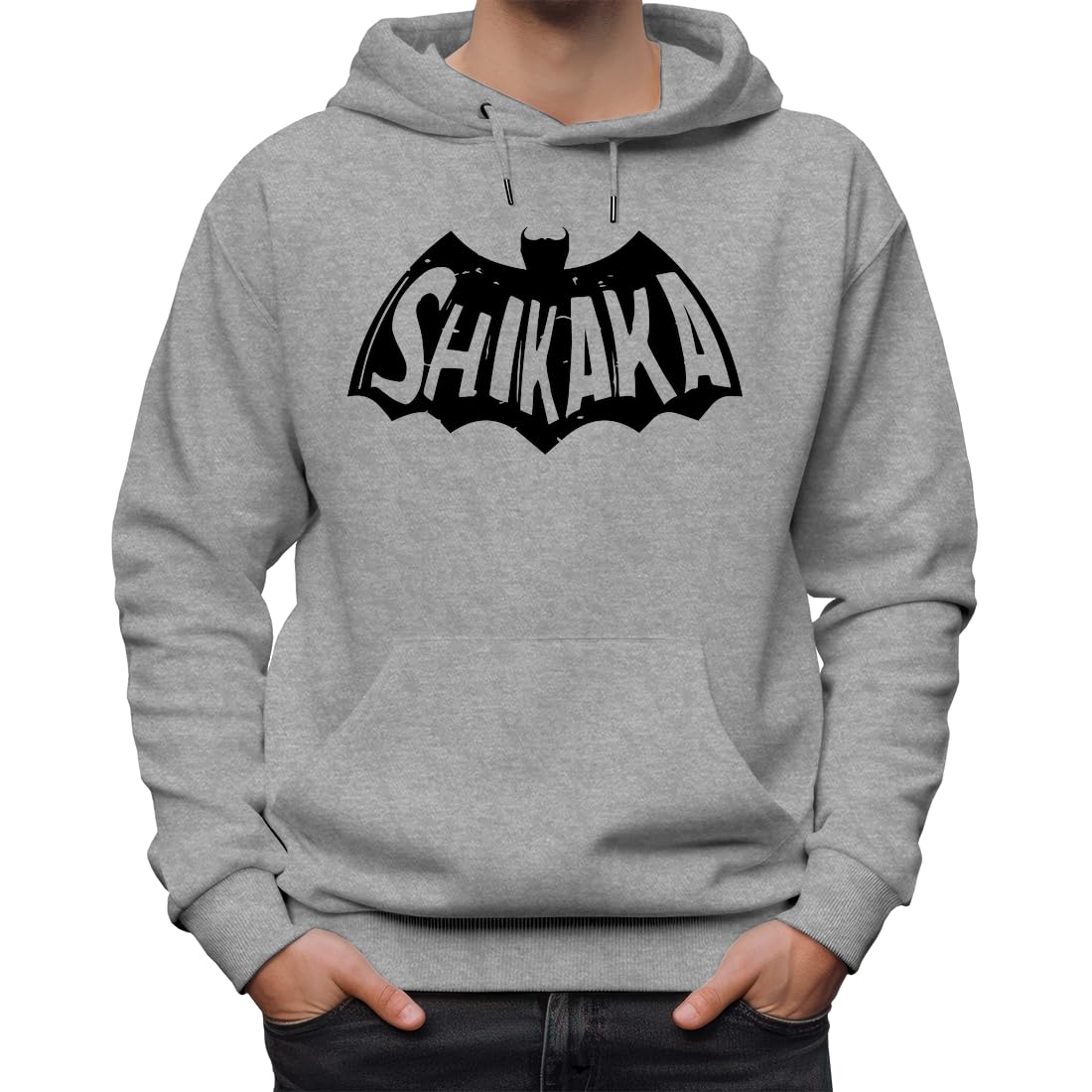 Shikaka Ace Ventura film cytat klasyczna unisex bluza z kapturem dla mężczyzn i kobiet szara
