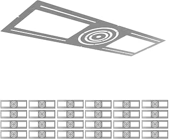 ASD 24 Pack New Construction Mounting Plate, 3/4/6 Inch Wafer Light Bracket