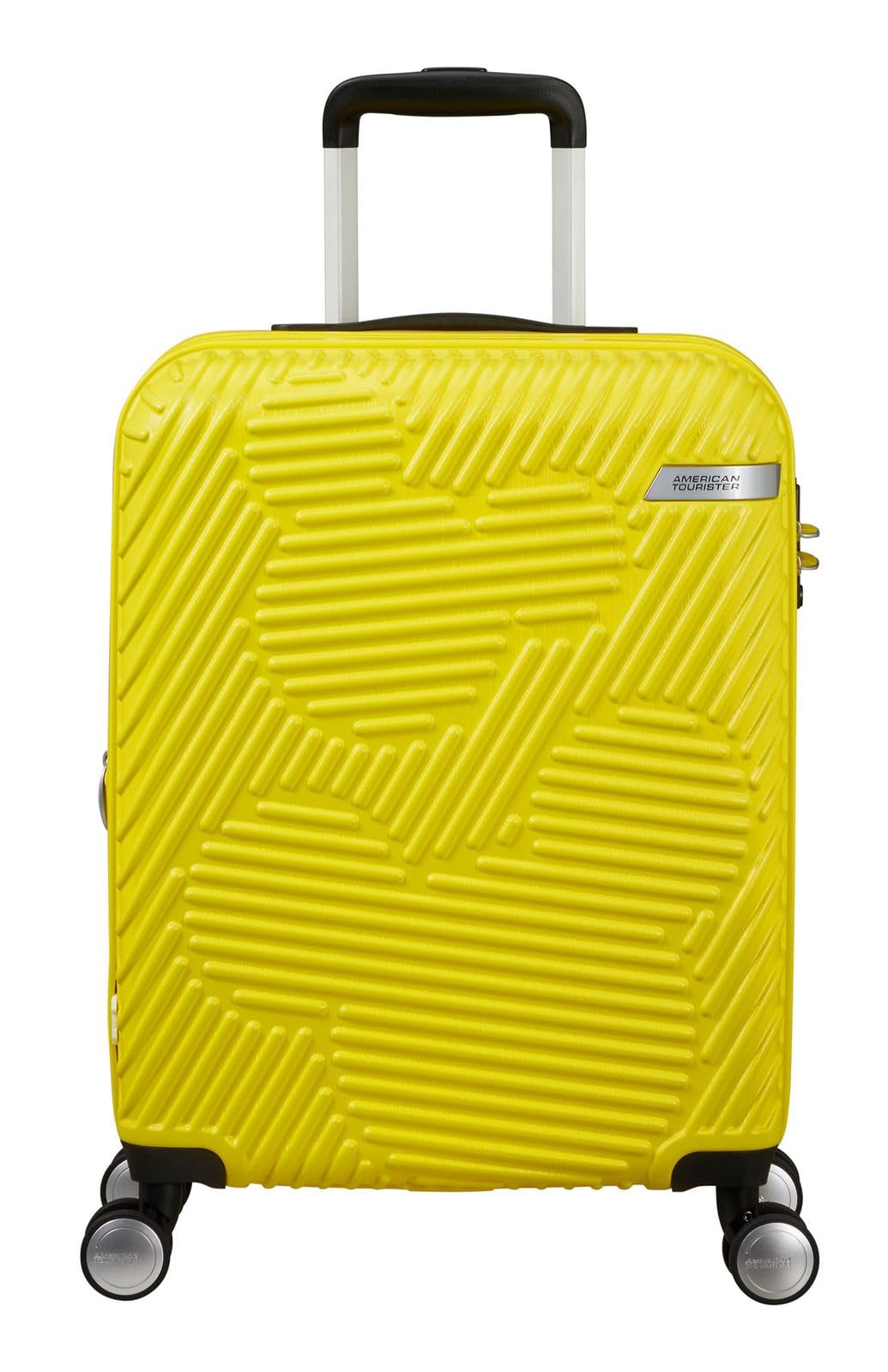 Mickey Clouds, Spinner S, Expandable Hand Luggage, 55 cm, 38/45 L, Yellow (Mickey Electric Lemon)