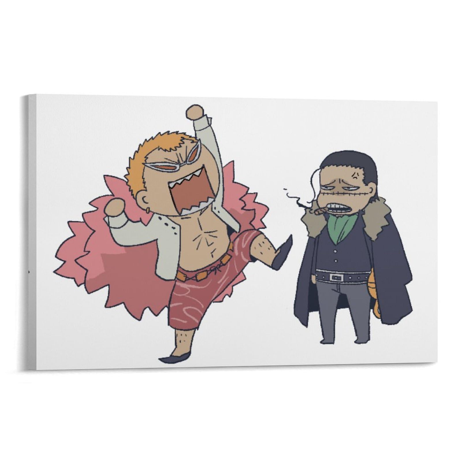 Amazon.co.jp: 60×90cm ワンピース ドフラミンゴ サー·クロコダイル 王 
