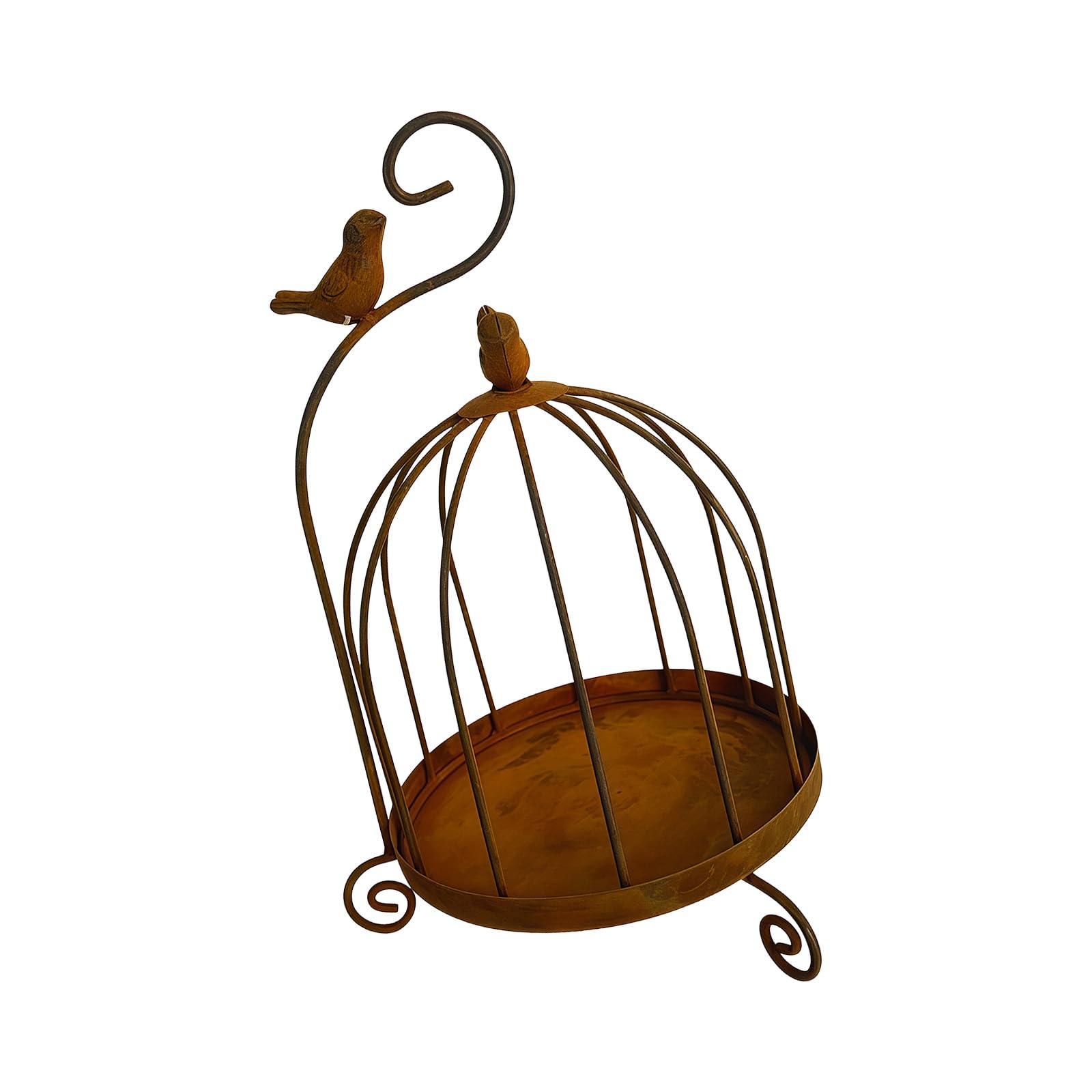 Zxfdsfdbnm Decorative Bird Cages Holder for Centerpieces Hanging Bird Cage Lanterned Metal Birdcage Pillars Holders Metal Tealight Holder