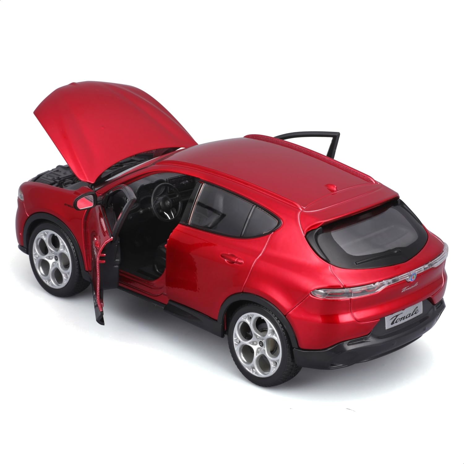 BBURAGO Alfa Romeo Tonale - Modellino Realistico Auto in Scala 1:24, Replica Diecast con Portiere e Cofano Apribili, Licenza Ufficiale Alfa Romeo, Età Consigliata 3+ Anni