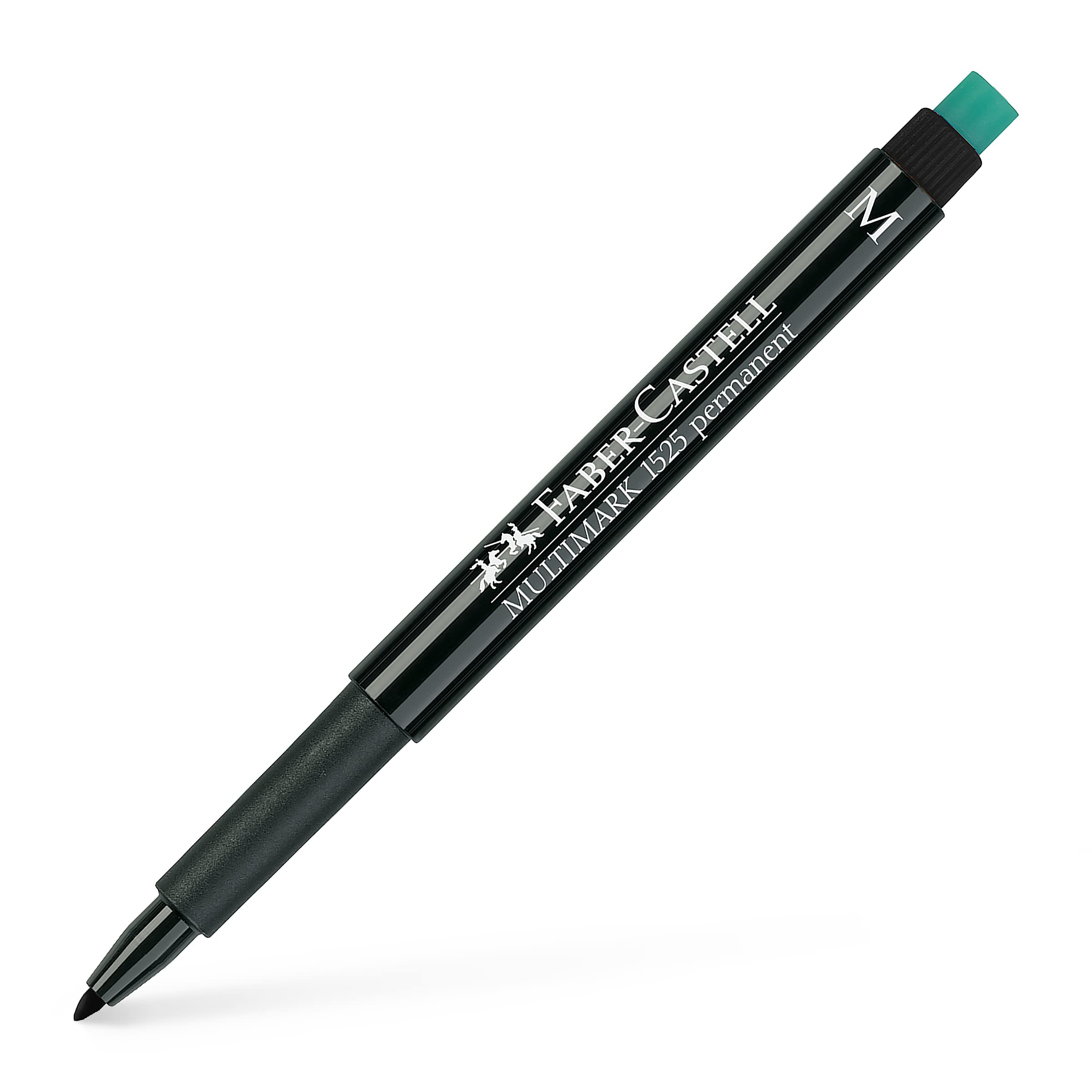 Faber-Castell 205007 - Multimarker permanent, Strichstärke M, schwarz, 5 Stück (Packung mit 4)