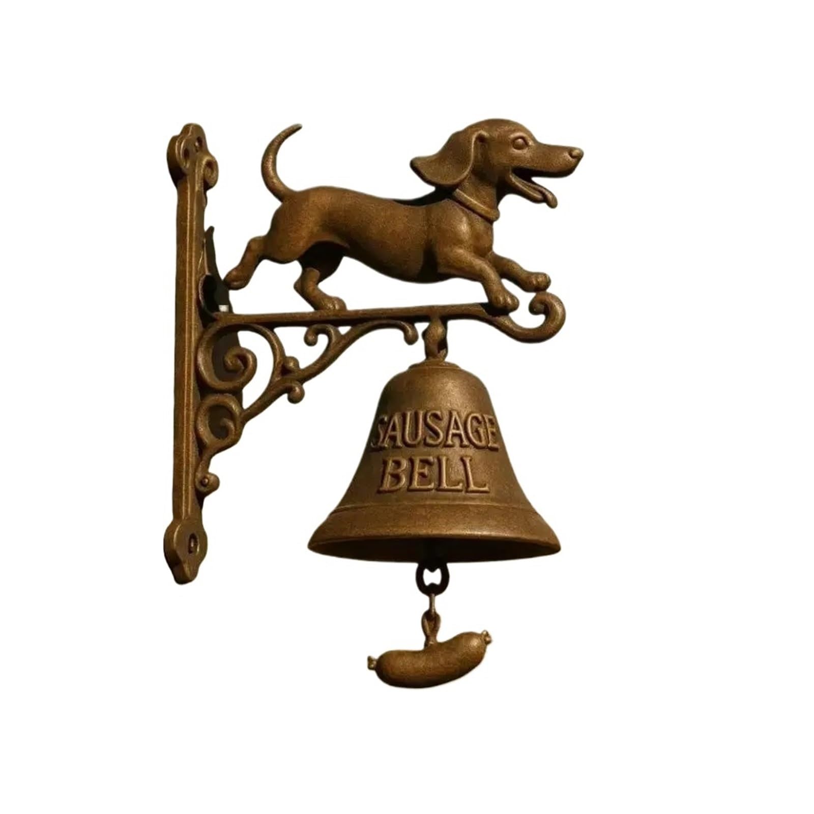 Mtksfdc Style 8 Wind Chimes For Garden Doorbell Dinner Bell Outdoor Dog Head Shape Vintage Farmhouse For Front Door Garden Sheds Cottage(Style 8)