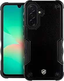 Gshield Capa Case Capinha Armorgear com Lateral Antiderrapante e Proteção Anti-impacto para Samsung (Preta, Galaxy A26)