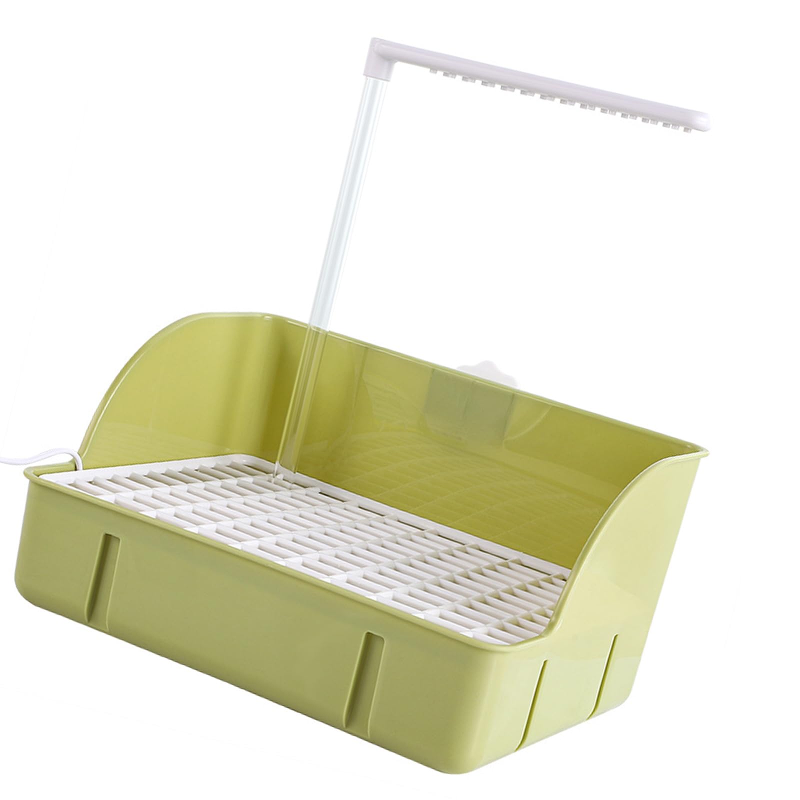 Baignoire automatique pour perroquets et perruches avec pompe silencieuse