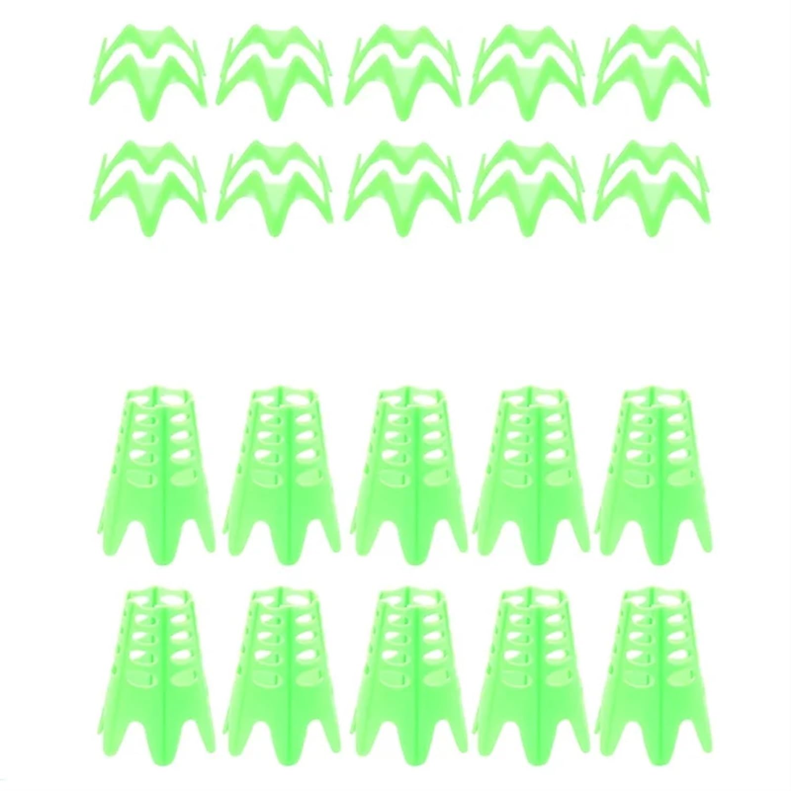 Golf Tee 20-teiliges Paket mit 10 großen und 10 kurzen Golf-Tees, Kunststoff-Golfsimulator-Tees, Übungs- und Trainingsmatten-Tees for Zuhause und draußen, sportbegeisterte Sportler FüR Einen Idealen A