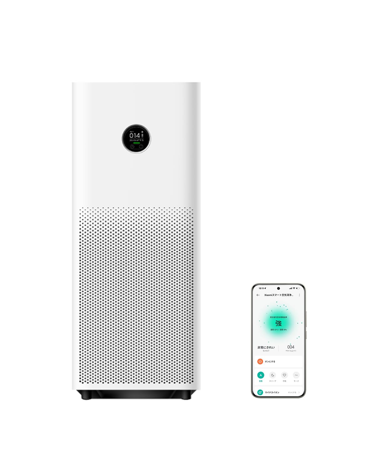 空気清浄機 タッチ式操作パネル付き Amazon.co.jp: Xiaomi(シャオミ) 空気清浄機 37畳 花粉 低騒音33.7dB
