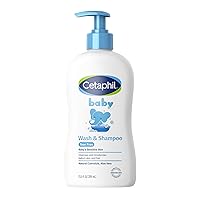 Vista 10 de Cetaphil Baby Wash & Shampoo Plus Loción corporal, esenciales para la piel saludable, hidratación de la cabeza a los pies hasta 24 horas, para piel