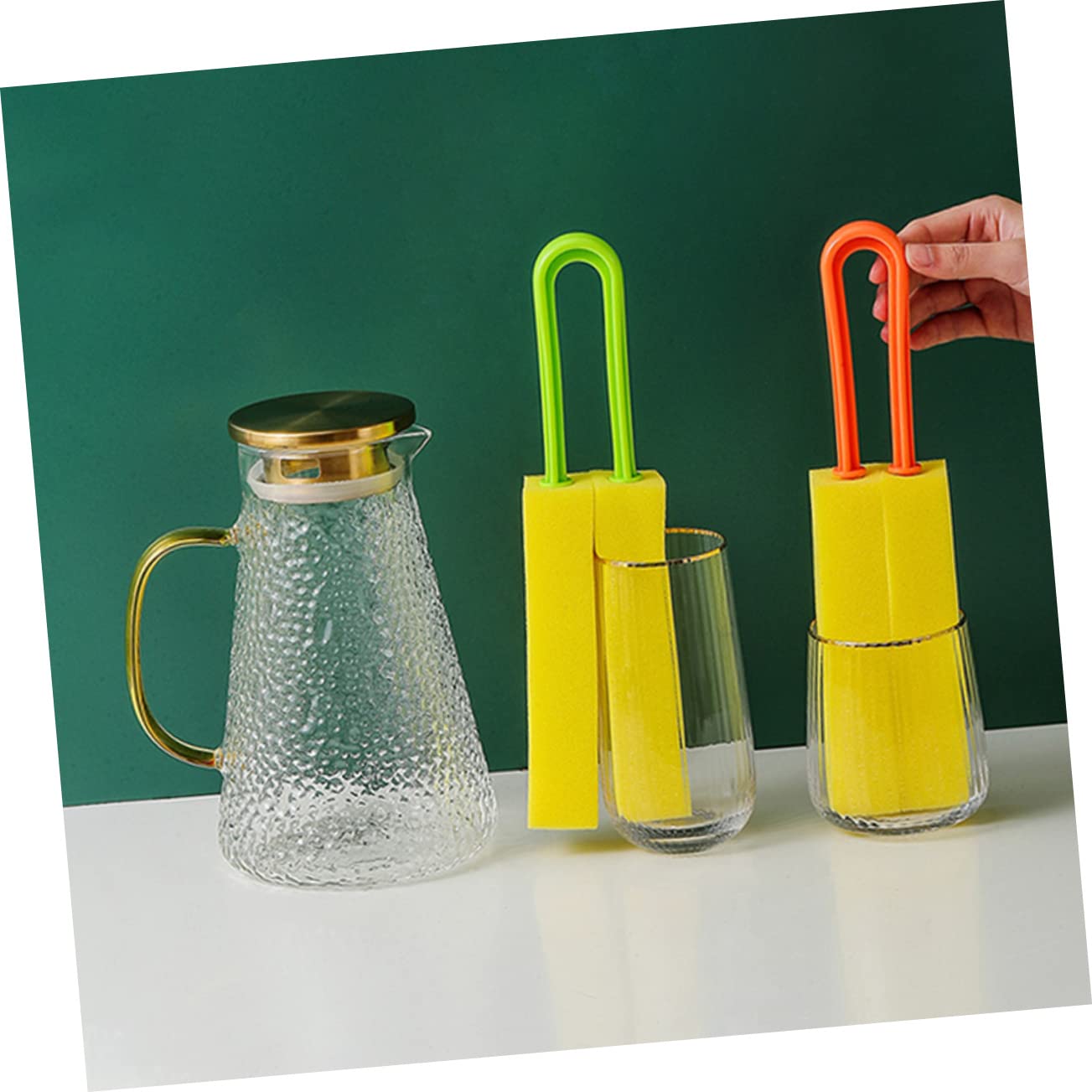 FRCOLOR 6pezzi Spazzole per Bottiglie Densità Scovolini Multifunzionali per Bottiglie e Utensili per e Casa