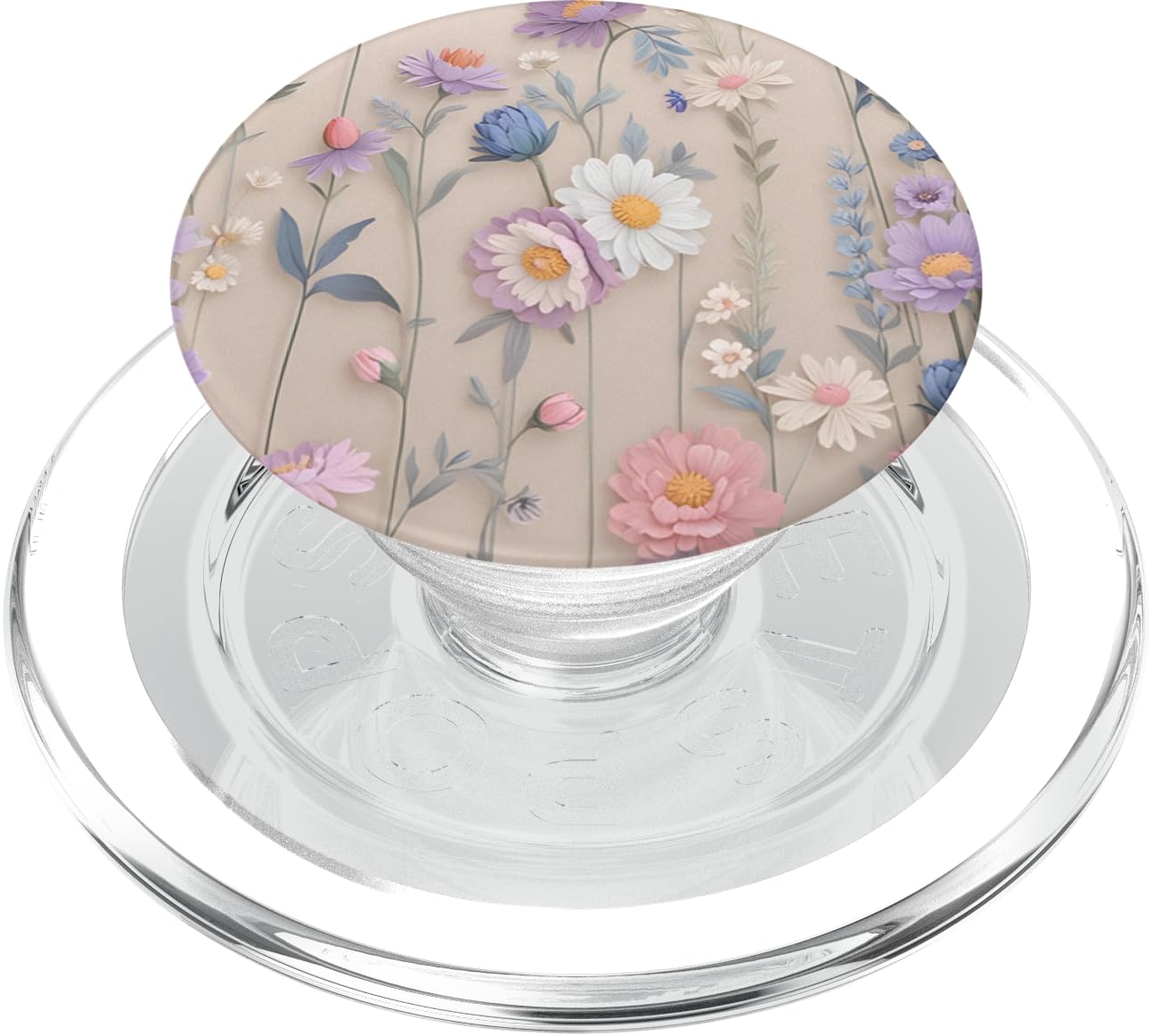 Floratopia Colorful Flowers Floral Pattern PopSockets PopGrip for MagSafe
