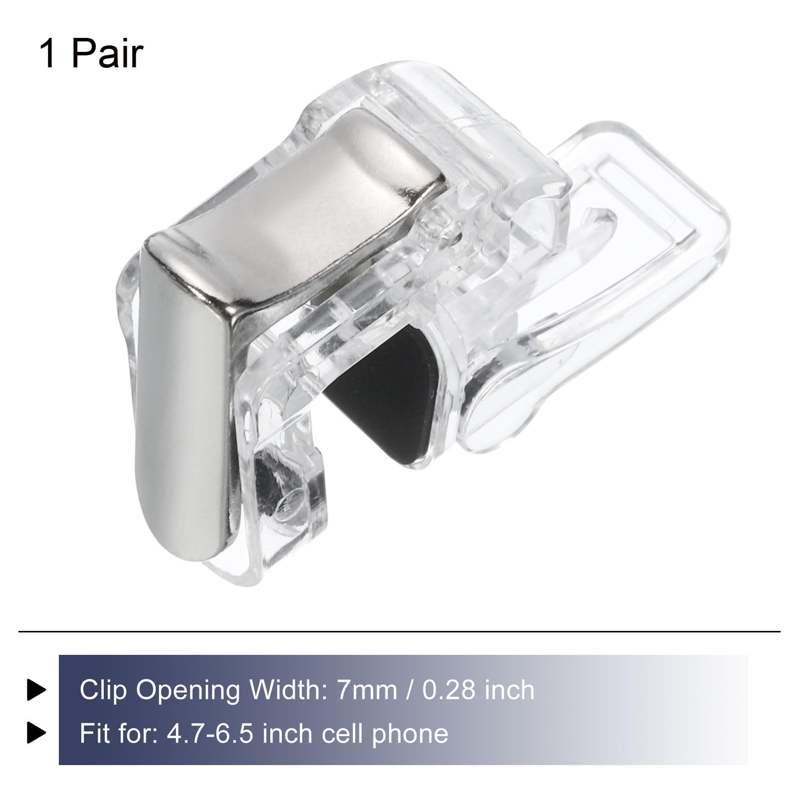 QUARKZMAN Gioco Grilletto Mobile Gioco Controller 1 Accoppia Fuoco Tasti Lega Pulsante Trasparente per 4.7-6.5" Cellulare Telefono
