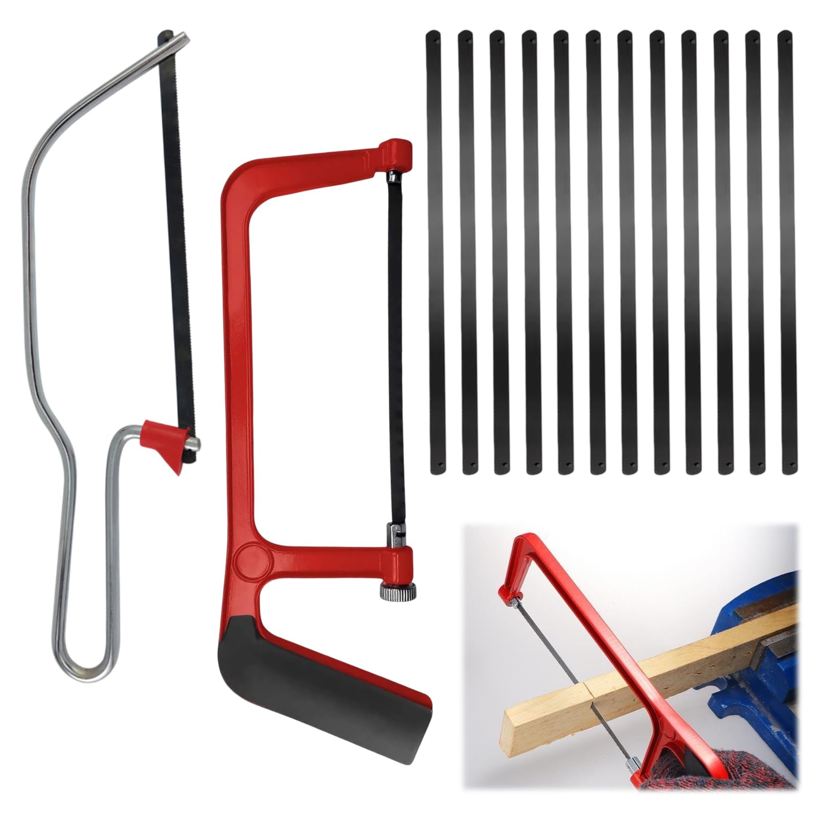 SOL 2pk Junior Hacksaw with Blade - 6 Mini Hacksaw for Plastic, Wood SOL 2pk Junior Hacksaw with Blade - 6 Mini Hacksaw for Plastic, Wood