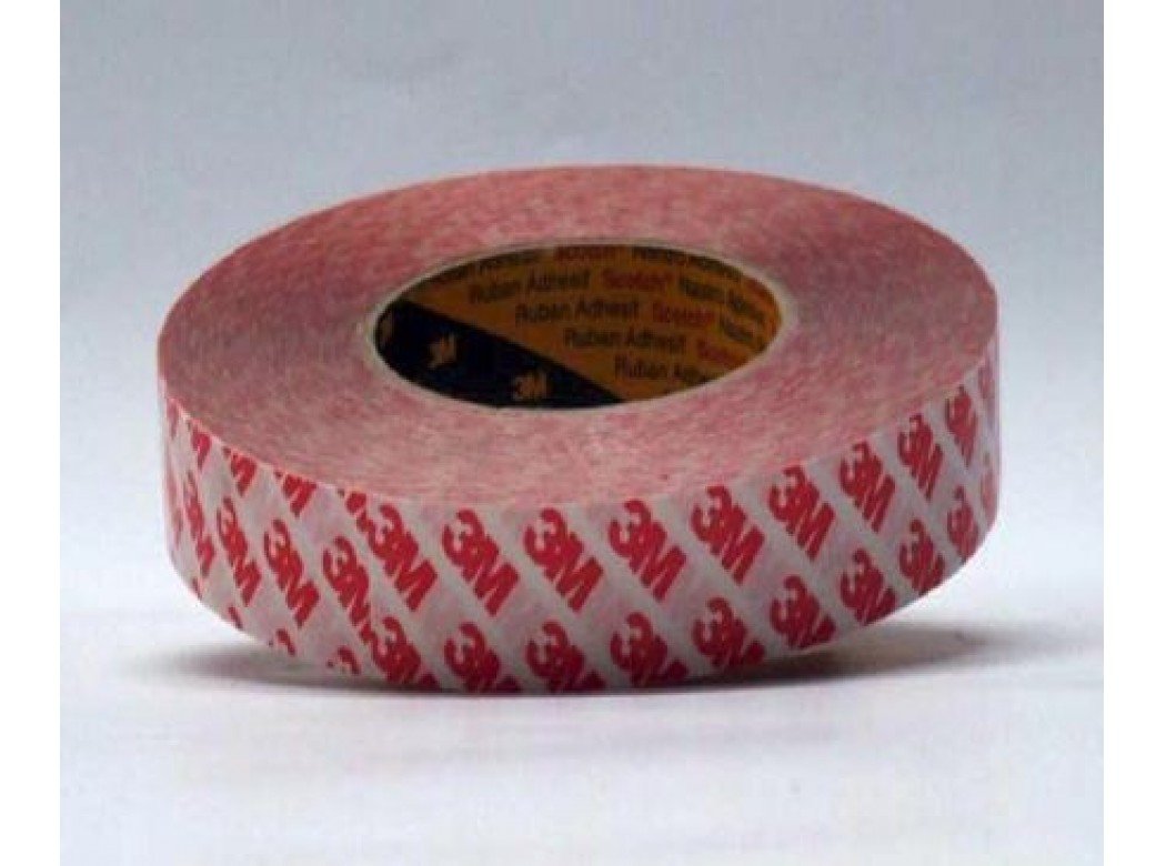 3M 9088 Double-Sided High Performance Clear Tape; 25mm x 50m