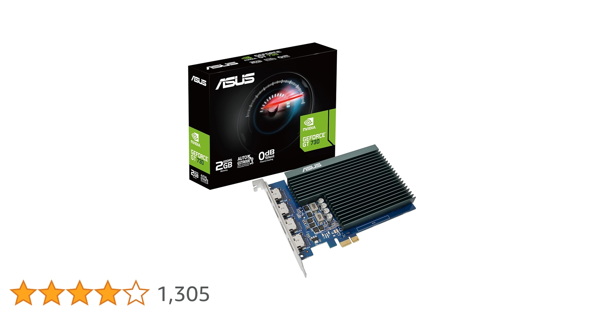 Amazon | ASUS NVIDIA GeForce GT730 ファンレスモデル 2GB GT730-4H