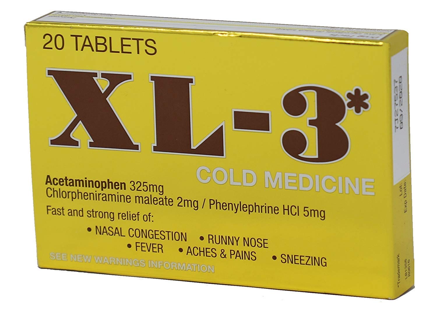 Amazon.com: XL-3 XL-3 Cold Medicine 20 Ct : Health & Household
