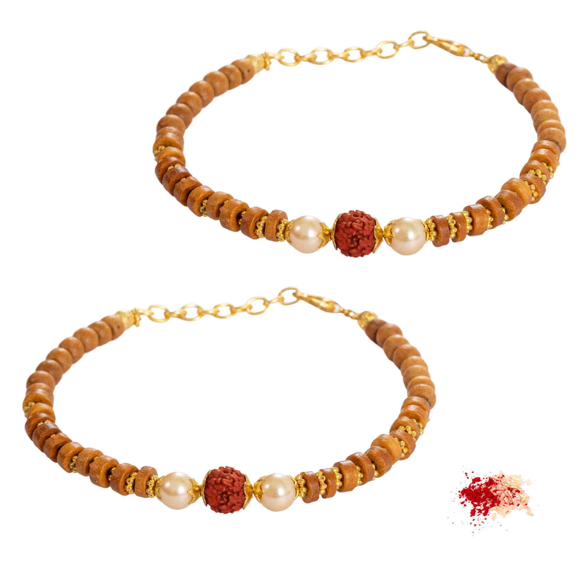 To The Nines Mens Rakhi for Brother - Pack of 2 Rakhi with Tilak Material & Greeting Card (B09766D6JQ) Amazon Price History, Amazon Price Tracker